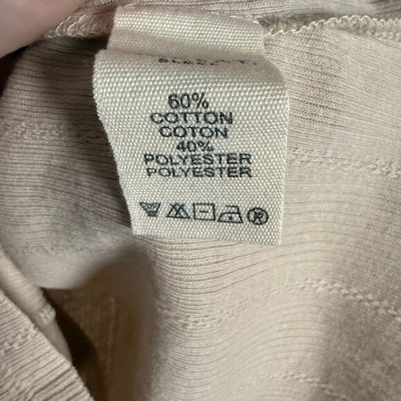 The Great Cream The Pointelle Sleep Long Sleeve Scoop Ballet Tee Small - Picture 10 of 10